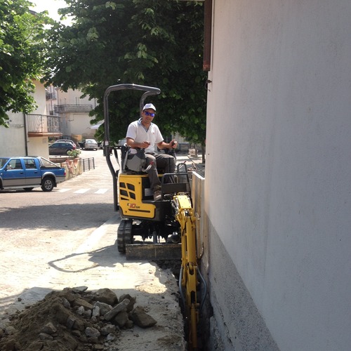 scavo di intercapedine